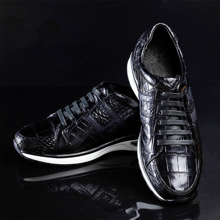 Lightweight Air Cushion Alligator Skin Running Shoes