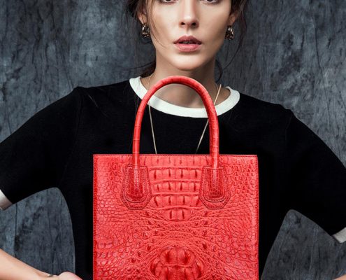 Red Crocodile Handbags and Alligator Handbags 2018