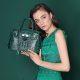 green crocodile bag for women