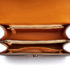 Crocodile Skin Shoulder Bag Crossbody Bag Handbag with Bamboo Handle-Inside