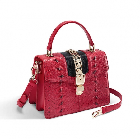 Designer Fashion Sturgeon Leather Handbag for Women-Exhibition