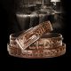 Best Belts for Men - BRUCEGAO’s Crocodile Belt