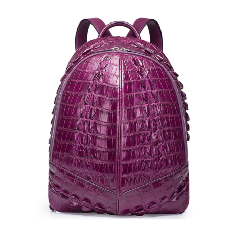 Crocodile Backpack, Fashion Crocodile Cycling Backpack-Purple