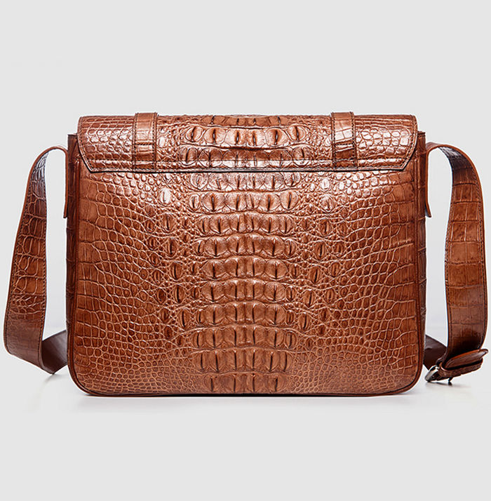 Crocodile Leather Satchel Briefcase Messenger Bag Laptop Bag