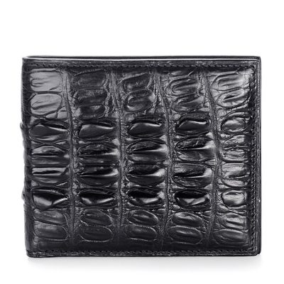 Crocodile Tail Skin Wallet, Vintage Crocodile Bifold Wallet