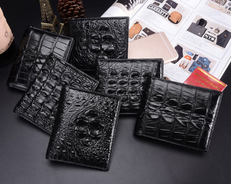 Crocodile Wallets Exhibition-Black