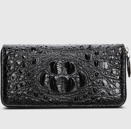 Crocodile Zip Around Long Wallet for Me