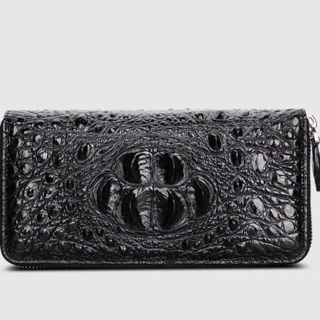 Crocodile Zip Around Long Wallet for Me