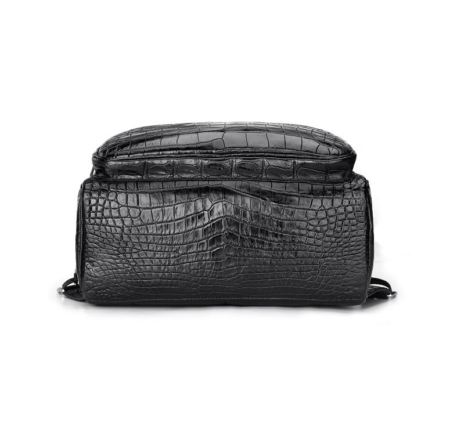 Genuine Alligator Skin Backpack, Luxury Backpack for Men-Bottom