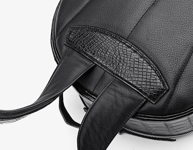 Genuine Alligator Skin Backpack, Luxury Backpack for Men