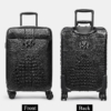 Genuine Crocodile Leather Luggage Bag Business Trolley Travel Bags