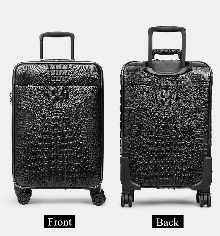 Shop Woman Fashion Crocodile Leather V Letter – Luggage Factory