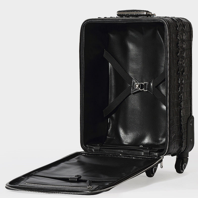 Buy Suitcase Leather Crocodile Leather Crocodile Leather Picnic Online in  India 