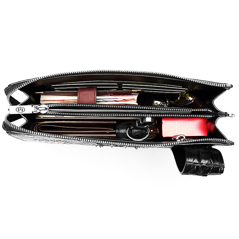 Luxury Crocodile Pattern Men Clutch Bags Brand Designer Business Bag iPad  Handbags Fashion Soft Leather Envelope Bag Male Wallet - AliExpress