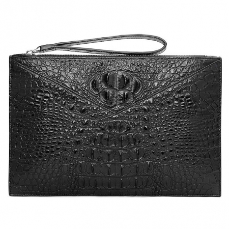 Stylish Crocodile Clutch Bag, Crocodile Clutch Wristlet Wallet for Men