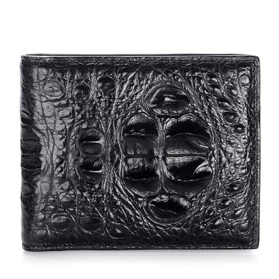 EDC Wallet - Cognac Card Holder Genuine Crocodile Leather