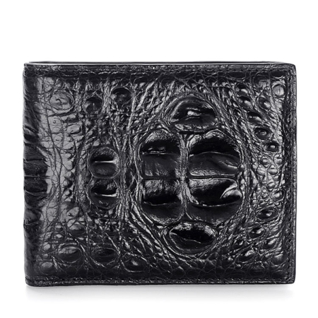 Unique Genuine Crocodile Hornback Skin Wallet for Men