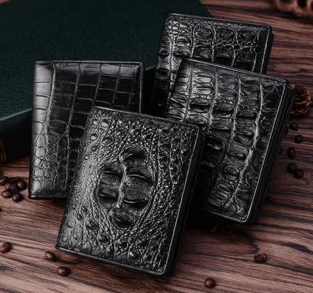 Best Crocodile Leather Wallet, Luxury Crocodile Leather Wallet for Men-Exhibition