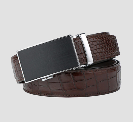 Classic Alligator Belt, Alligator Business Dress Belt-5