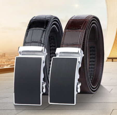 Classic Alligator Belt, Alligator Business Dress Belt-Exhibition