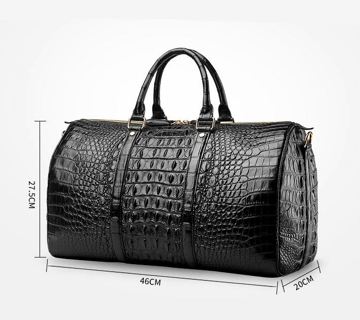 Crocodile Duffle Bag, Alligator Duffle Bag