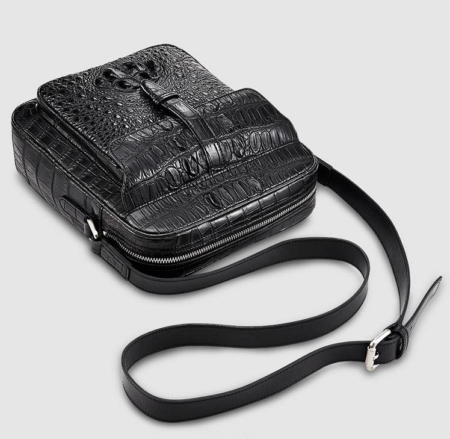 Crocodile Messenger Bag Crossbody Shoulder Bag-Exhibition