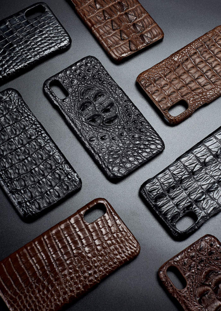 iPhone Xs Max, Xs, X Crocodile Skin Cases-Dispaly