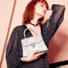 Designer Crocodile Handbag, Crocodile Crossbody Bag-White-Display