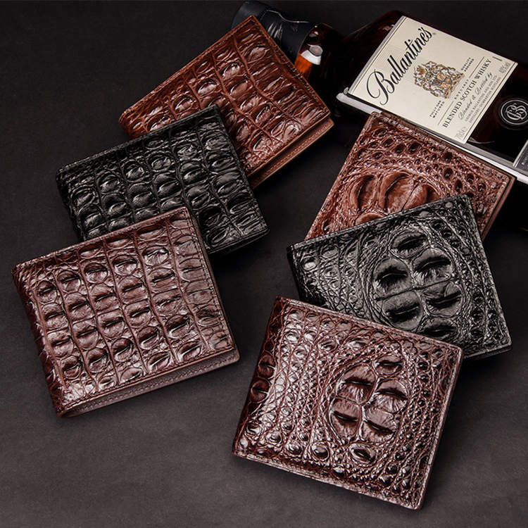 Designer Crocodile Skin Wallets