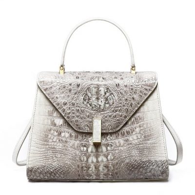 Designer Top Handle Crocodile Handbag Crossbody Bag Crocodile Purse