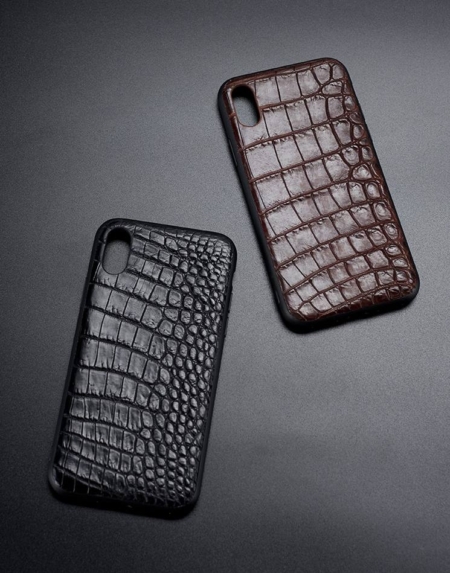 Genuine Alligator Skin iPhone X Cases Covers - Belly Skin