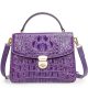 Ladies Designer Crocodile Purses Cross Body Handbag