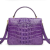 Ladies Designer Crocodile Purses Cross Body Handbags-Back