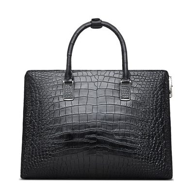 Luxury Business Alligator Skin Briefcase for Men