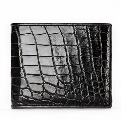 Luxury Crocodile Wallet, Premium Crocodile Bifold Wallet