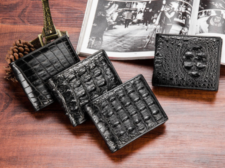 Luxury Crocodile Wallet, Premium Crocodile Bifold Wallet-Exhibition