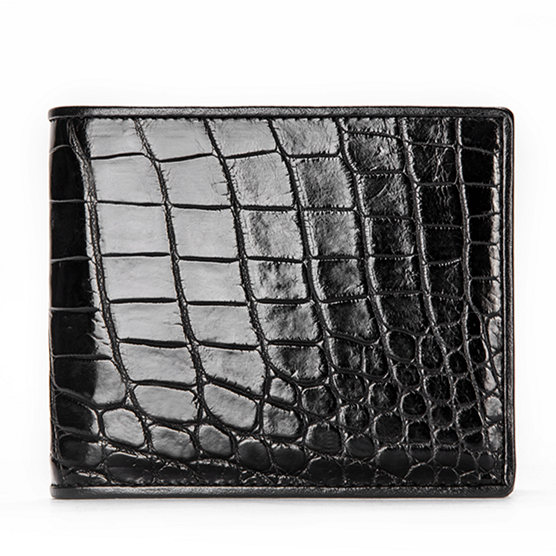 Genuine Crocodile Bi-Fold Wallet by Trafalgar Men's Accessories