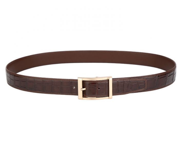 mens alligator belt