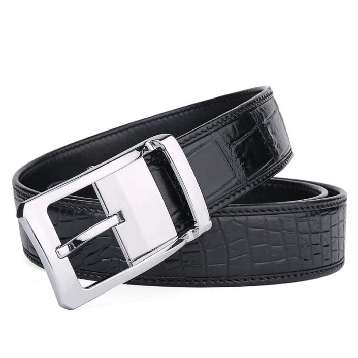 mens alligator golf belt