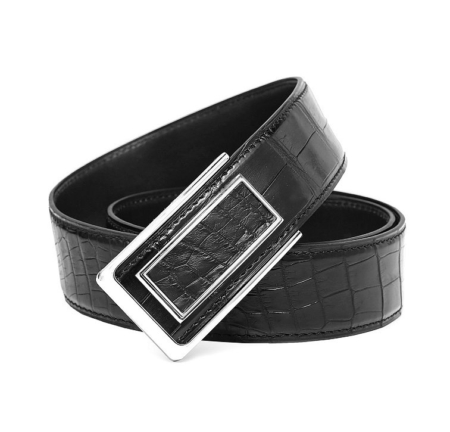 Stylish Alligator Belt, Casual Alligator Belt-Buckle