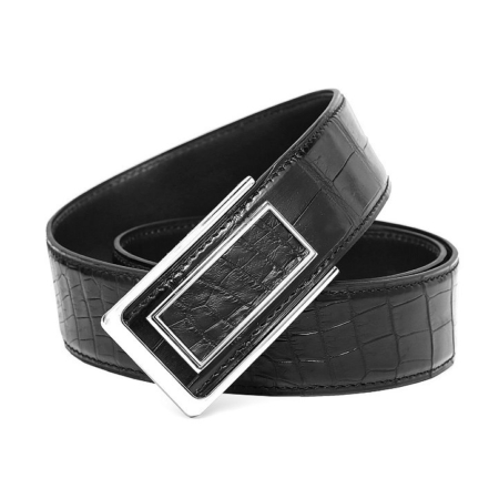 Stylish Alligator Belt, Casual Alligator Belt-Buckle