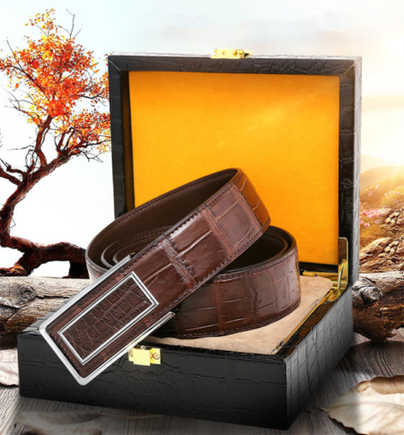 Stylish Alligator Belt, Casual Alligator Belt-Gift Box-Packaging Details