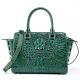 Womens Crocodile Top Handle Satchel, Crocodile Handbags Shoulder Bag