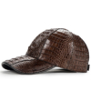 Alligator Skin Hat, Crocodile Skin Hat-Brown