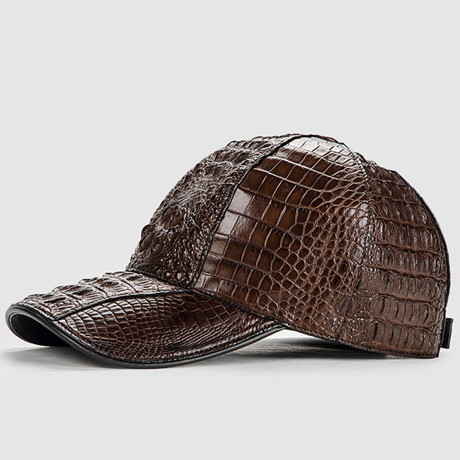 Alligator Skin Hat for Men