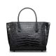 Alligator Skin Top Handle Handbag Tote Bag