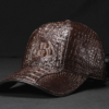 Alligator and Crocodile Skin Baseball Cap