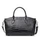 Casual Alligator Leather Tote Shoulder Handbag for Women