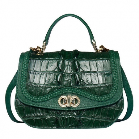 Chic and Stylish Crocodile Handbag, Crocodile Purse