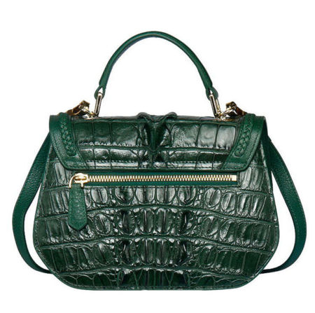 Chic and Stylish Crocodile Handbag, Crocodile Purse-Back